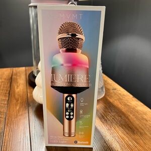 MVMT Rose Gold Bluetooth Microphone with LED Display
